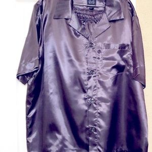 Pajamas mens size XL Majestic International new navy button closure 2 piece